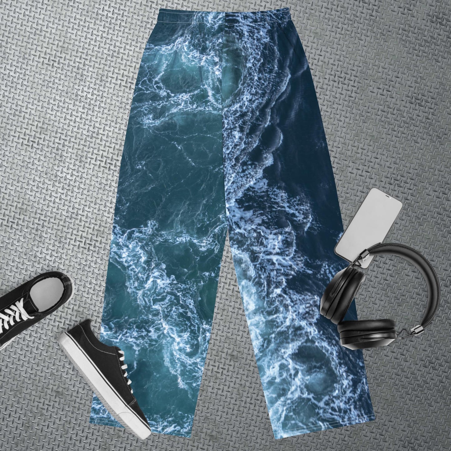 AJAK Exclusive print unisex wide-leg pants