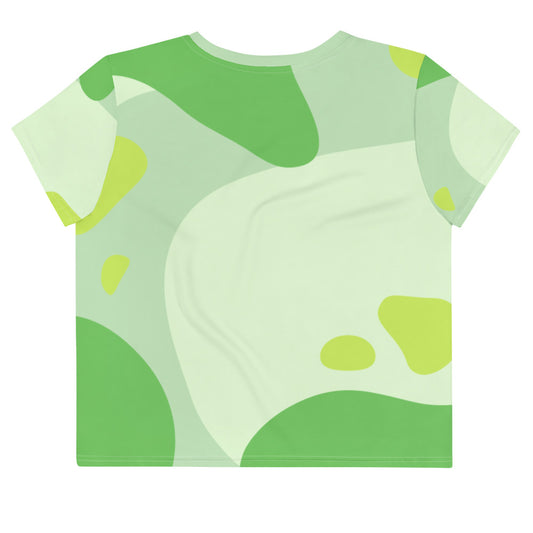 AJAK Exclusive Print Crop Tee