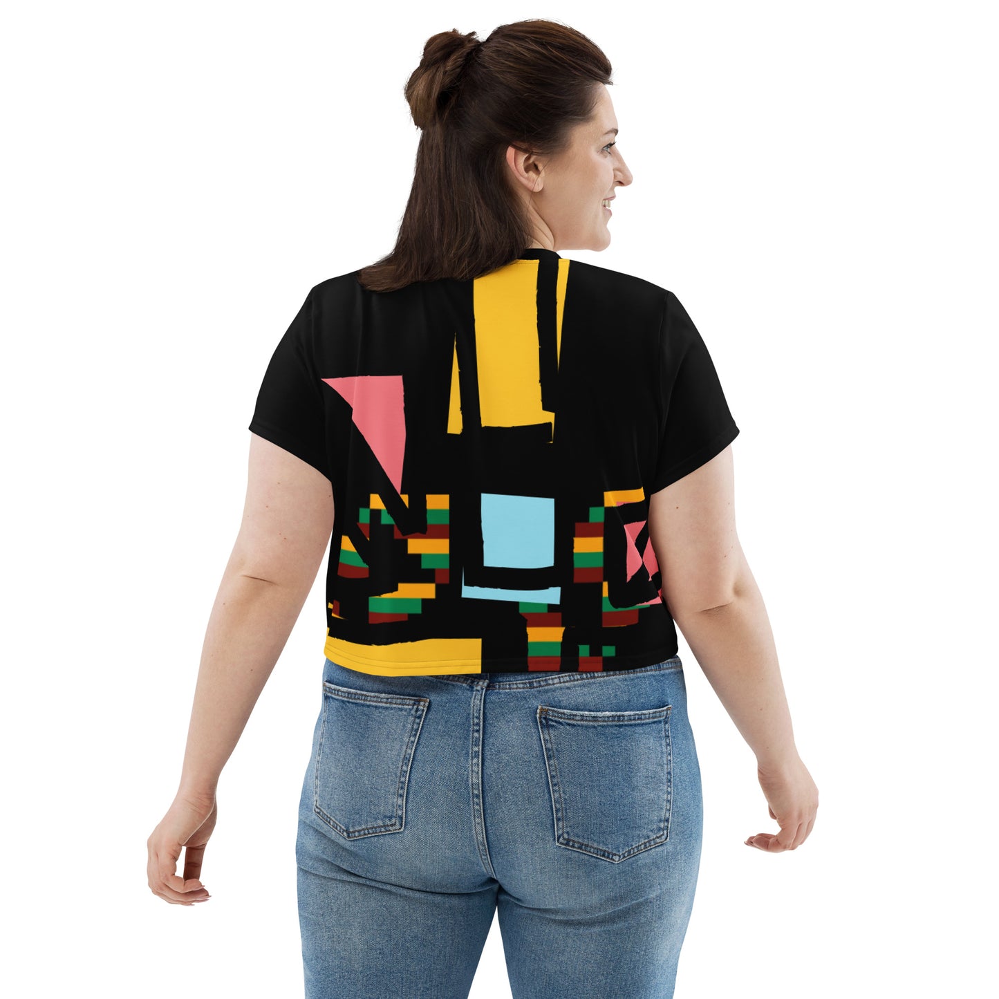 AJAK SIGNATURE Print Crop Tee