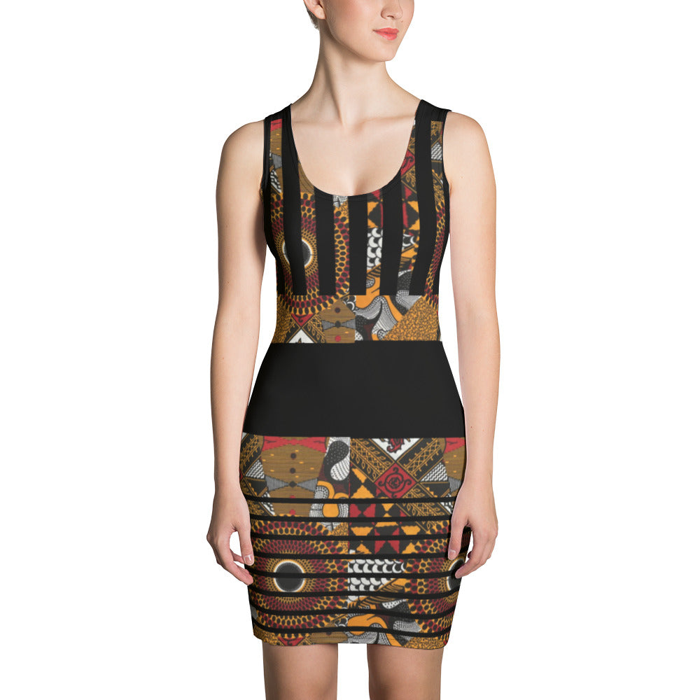AJAK Print Sublimation Cut & Sew Dress