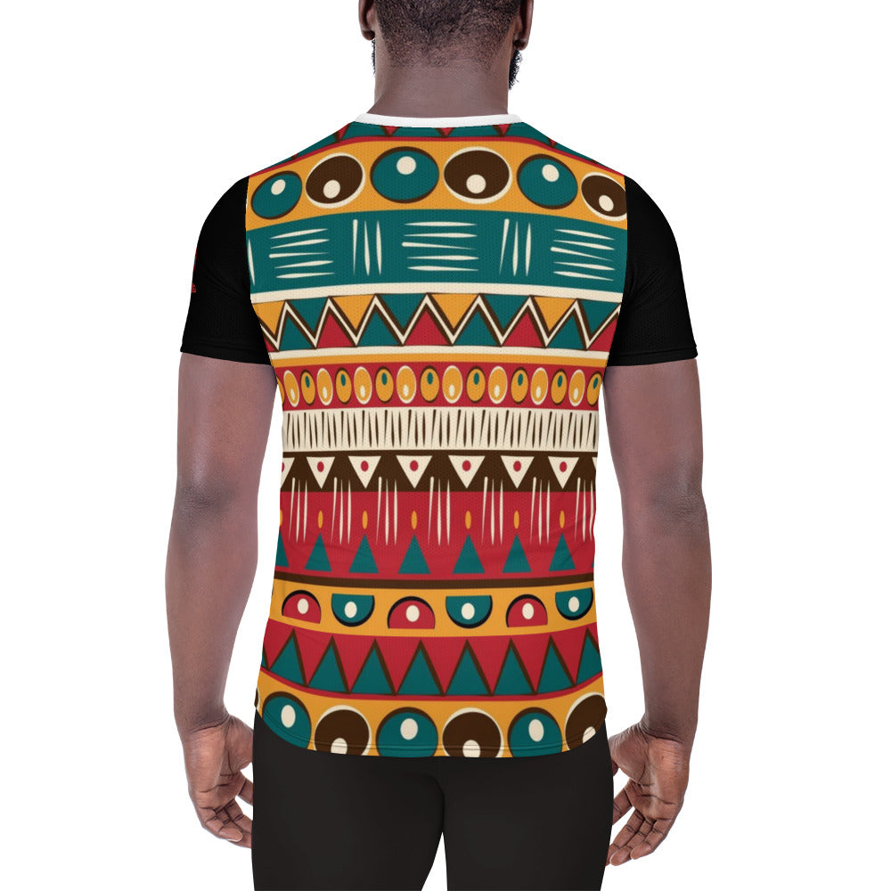 AJAK Exclusive Print Men's Athletic T-shirt