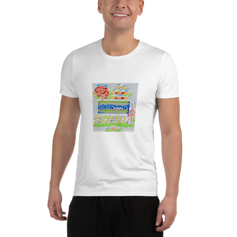 AJAK Exclusive Print Men's Athletic T-shirt