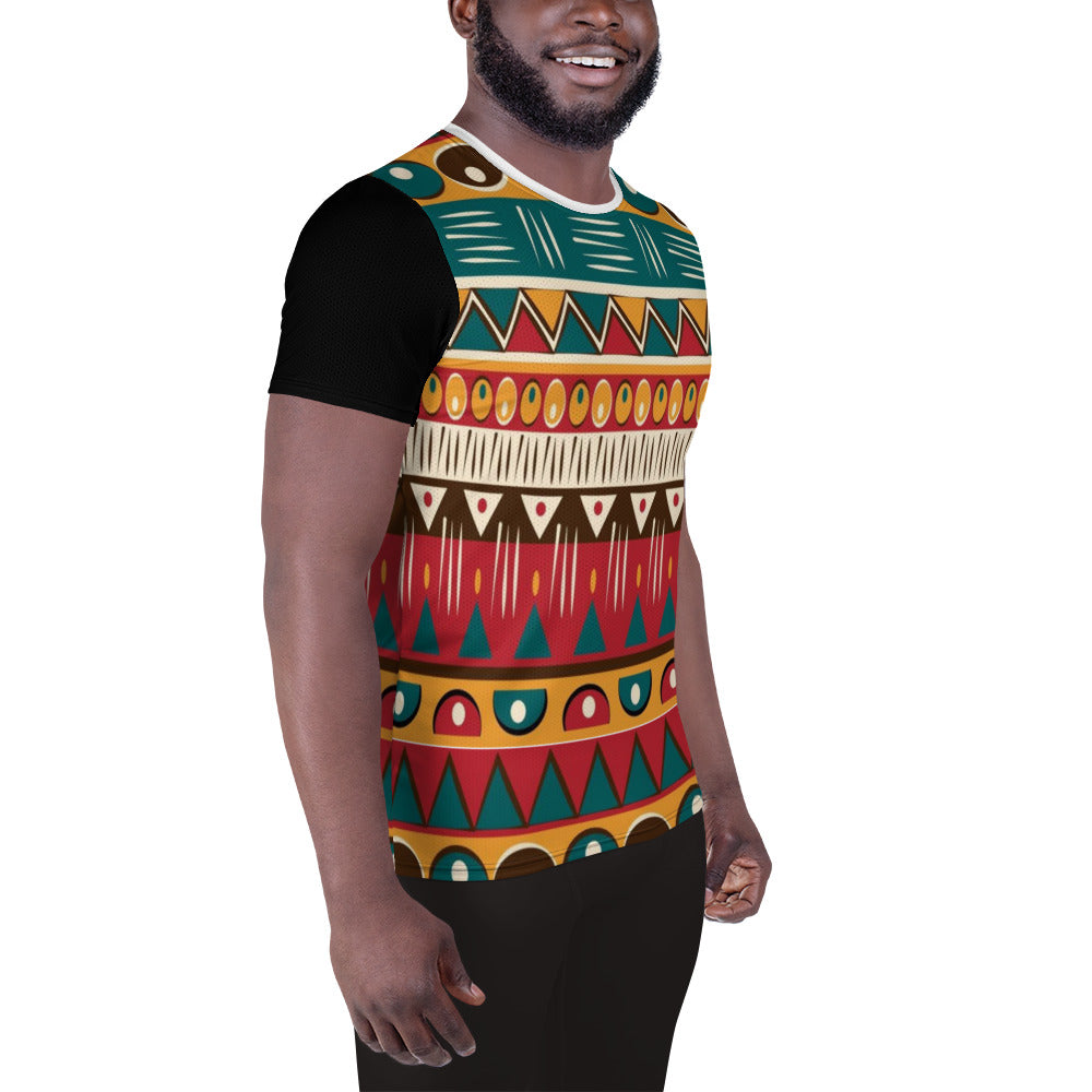 AJAK Exclusive Print Men's Athletic T-shirt