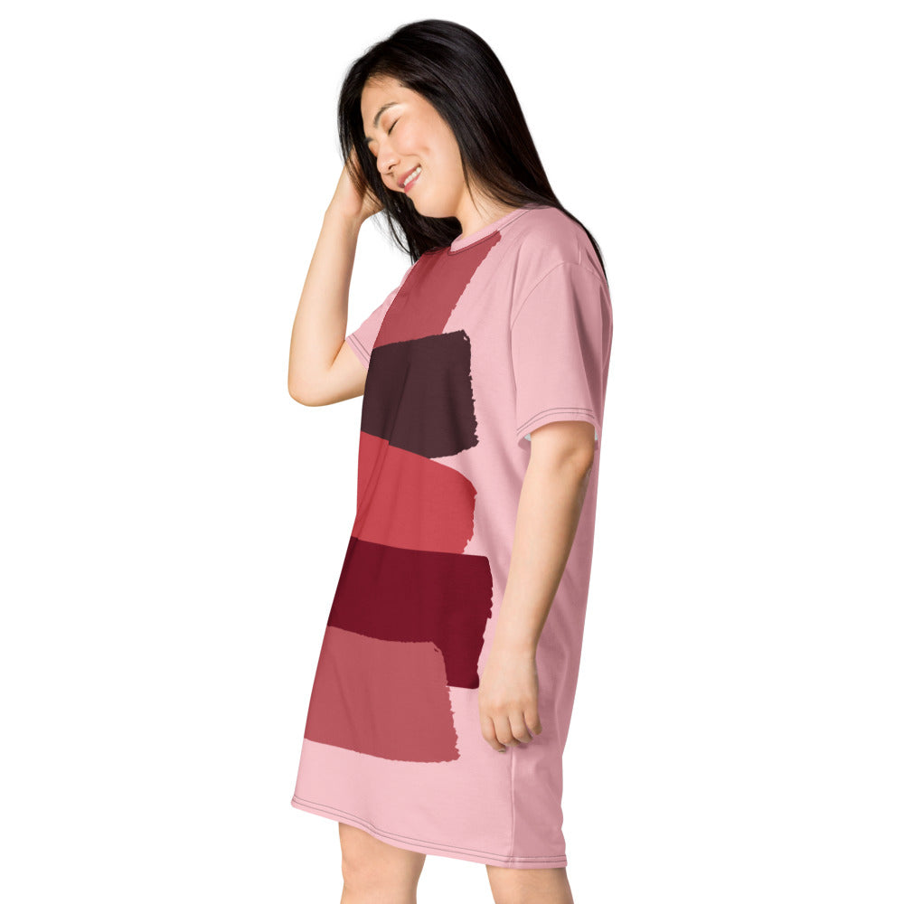 AJAK Print T-shirt dress