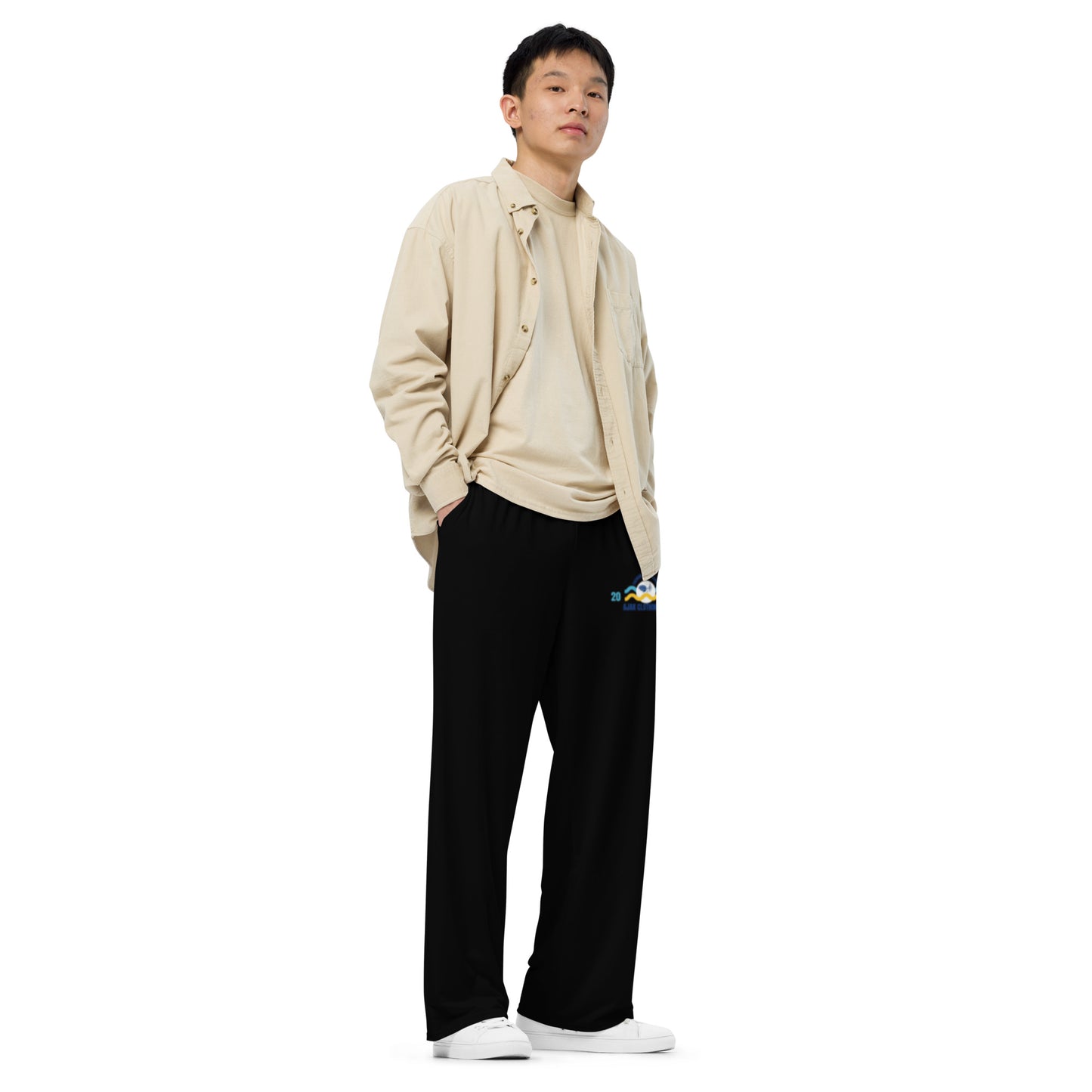 AJAK Exclusive print unisex wide-leg pants