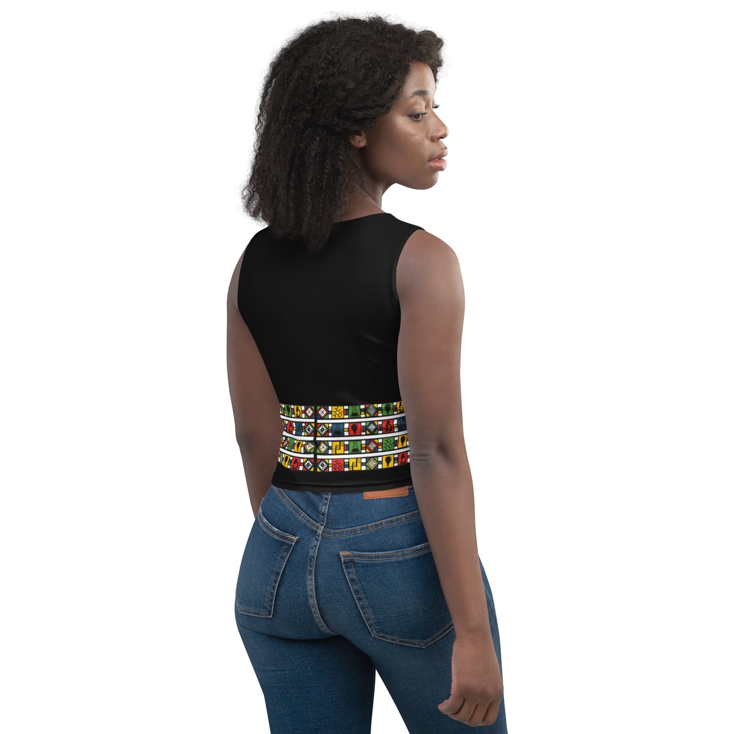 AJAK Ndebele Crop Top