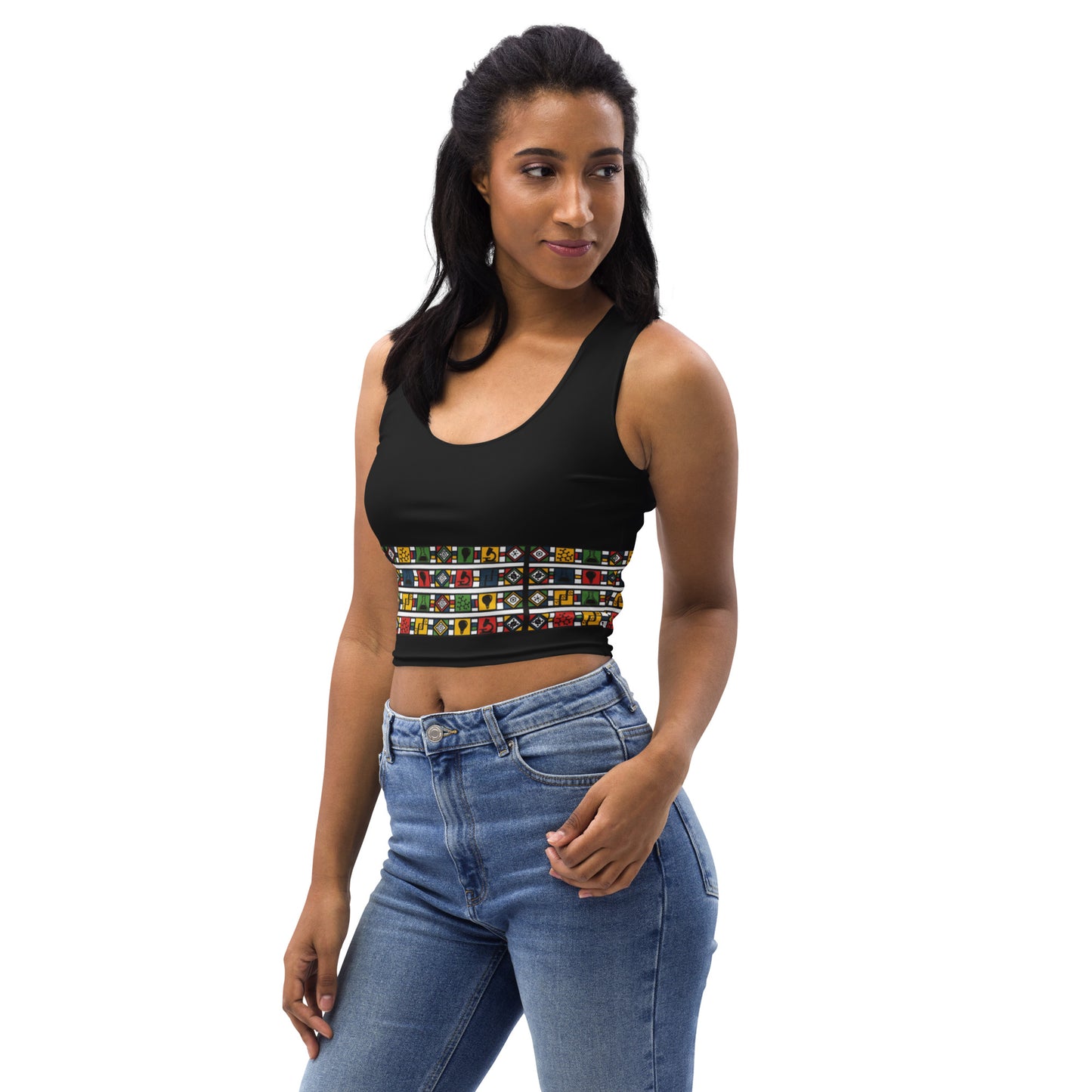 AJAK Ndebele Crop Top