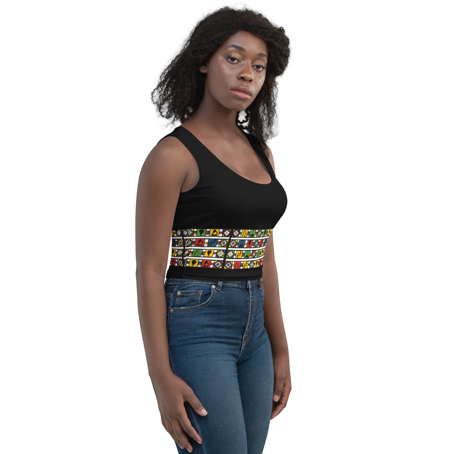 AJAK Ndebele Crop Top