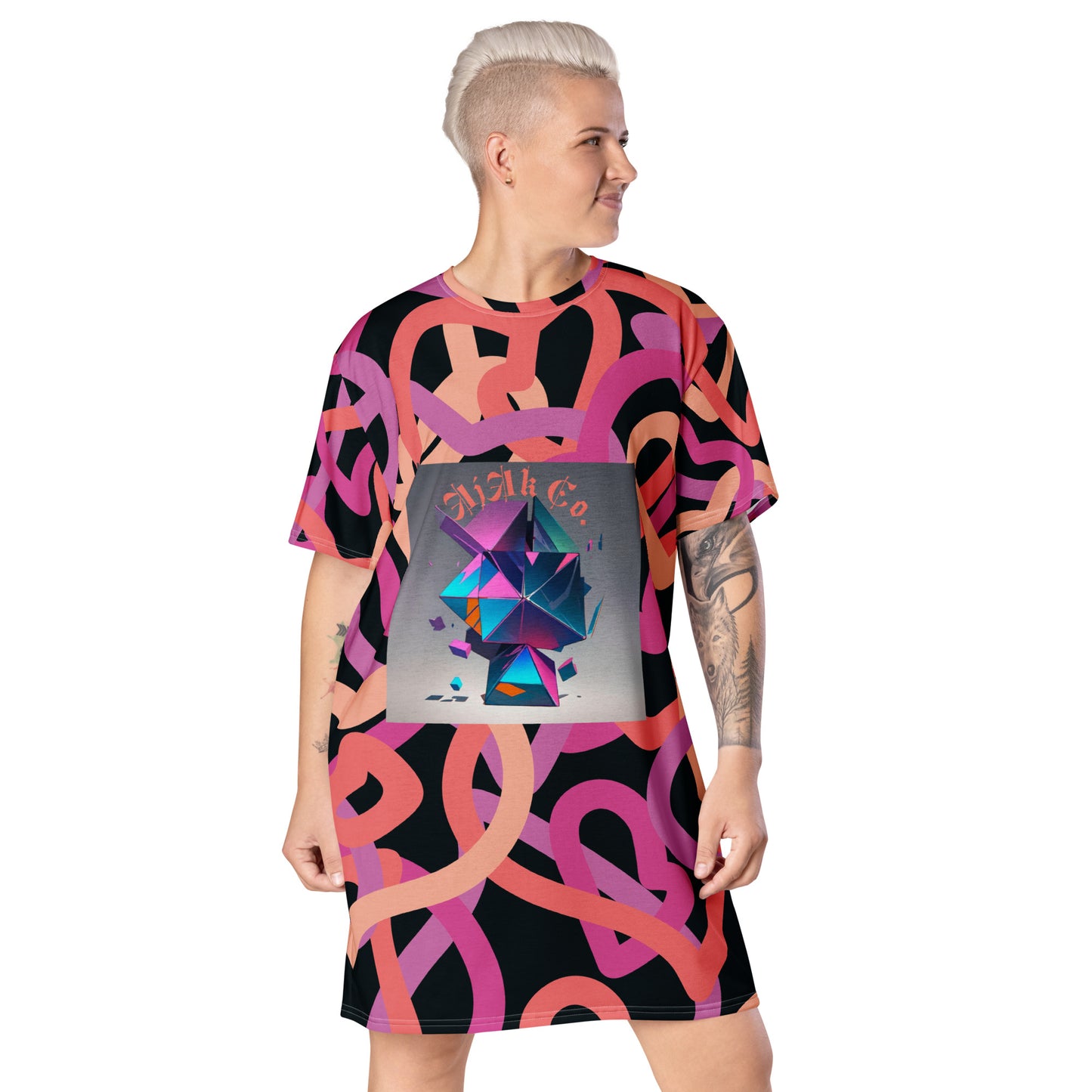 AJAK Exclusive T-shirt dress