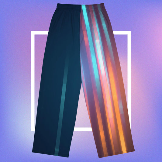 AJAK Exclusive print unisex wide-leg pants