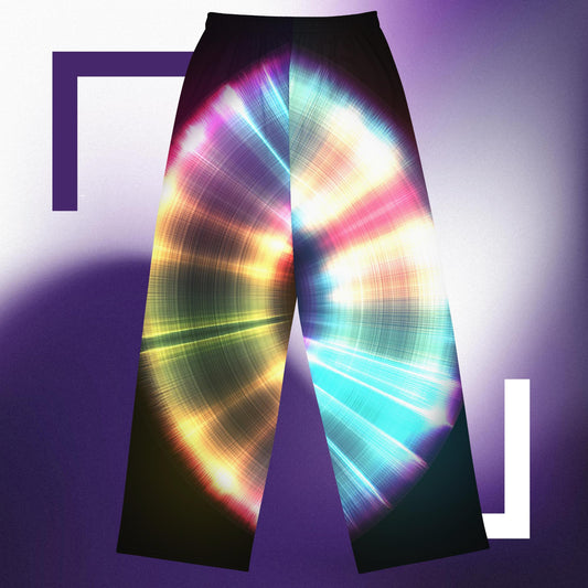 AJAK Exclusive print unisex wide-leg pants