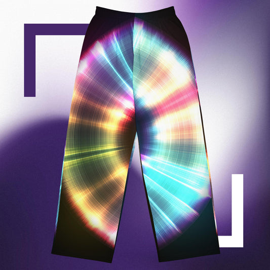 AJAK Exclusive print unisex wide-leg pants