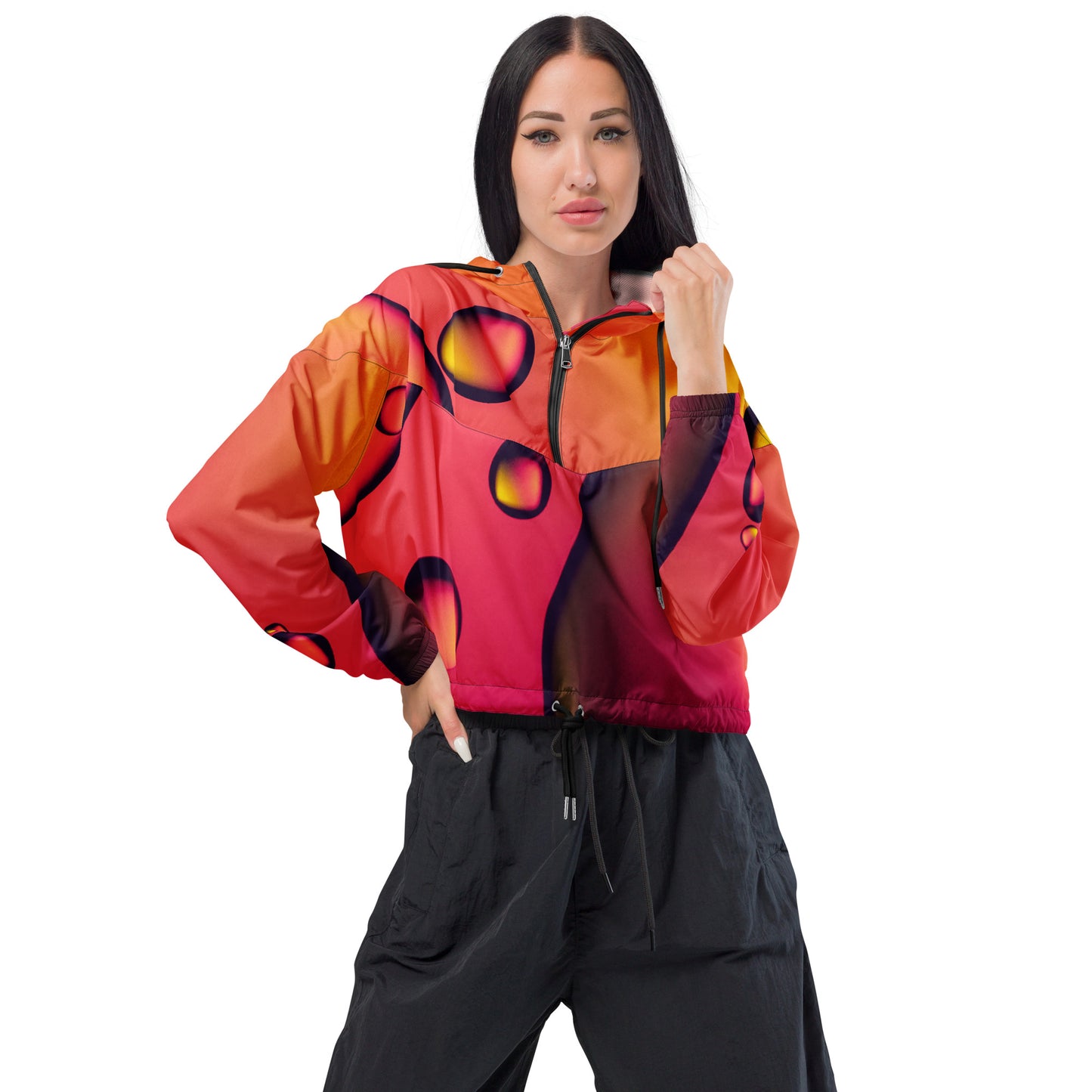 AJAK Exclusive Women’s cropped windbreaker