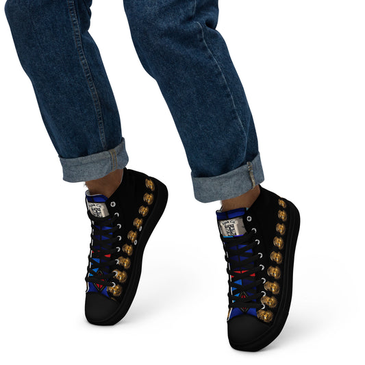 AJAK Exclusive Men’s high top canvas shoes