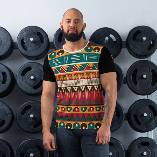 AJAK Exclusive Print Men's Athletic T-shirt