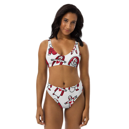 AJAK Recycled high-waist bikini