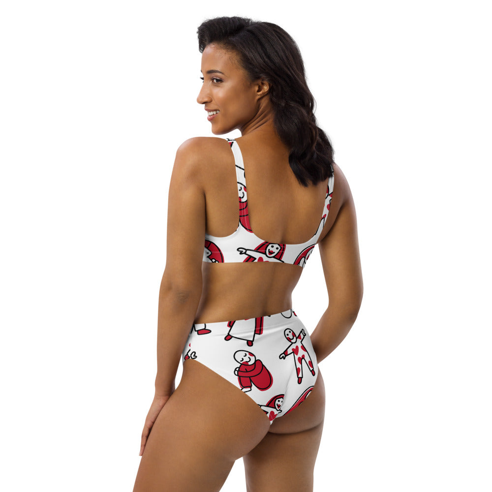 AJAK Recycled high-waist bikini