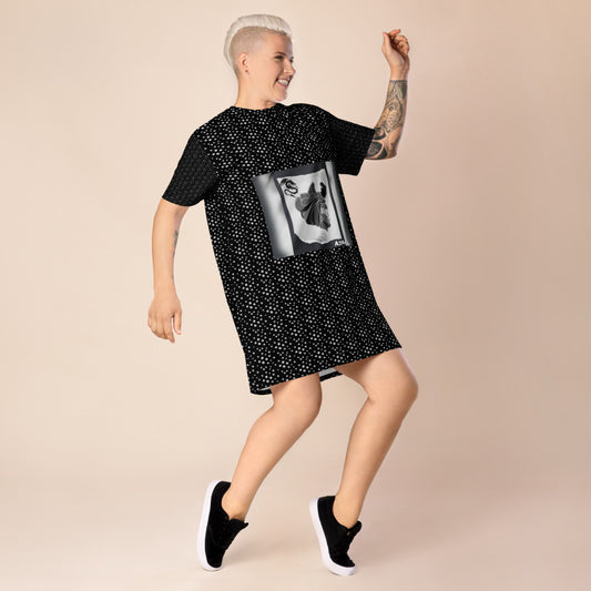 AJAK Print T-shirt dress