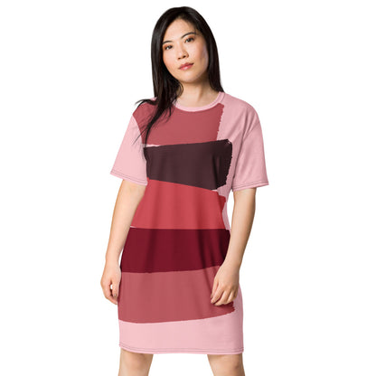 AJAK Print T-shirt dress