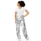 AJAK All-over print unisex wide-leg pants