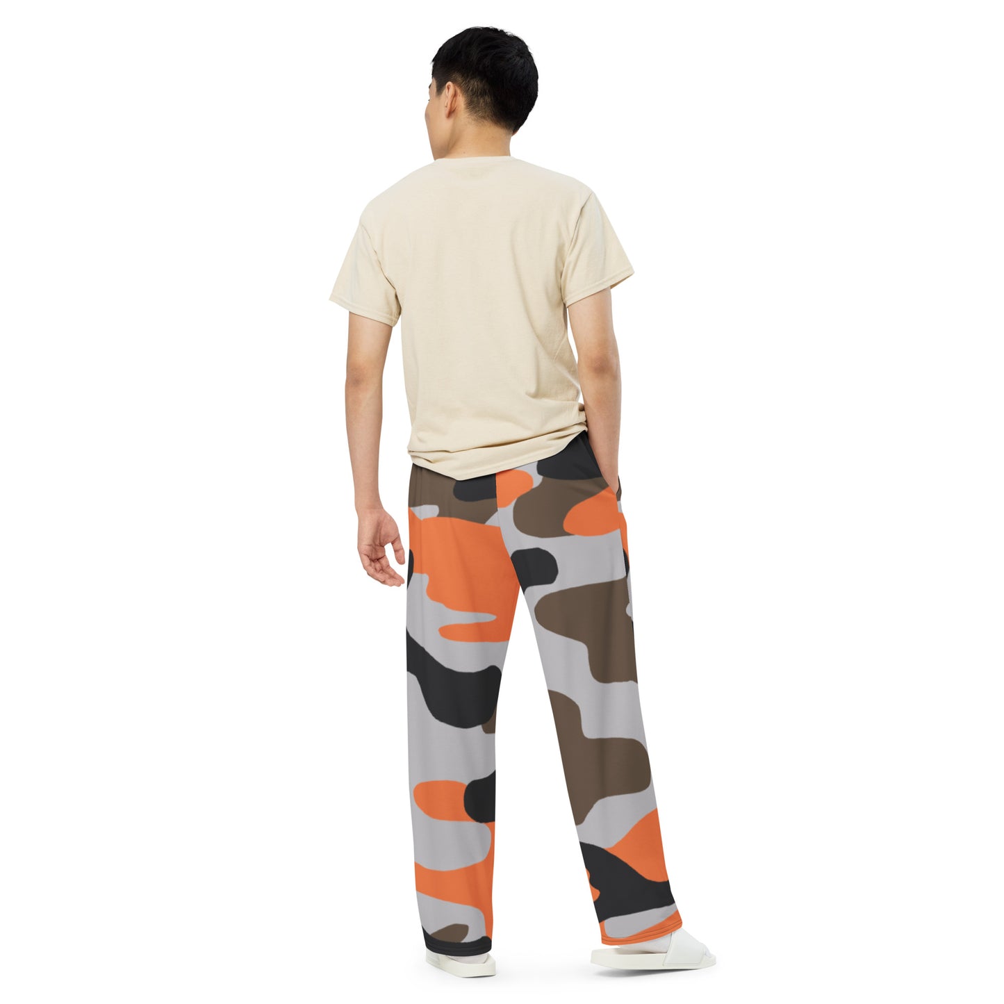 AJAK Unisex CAMO wide-leg pants