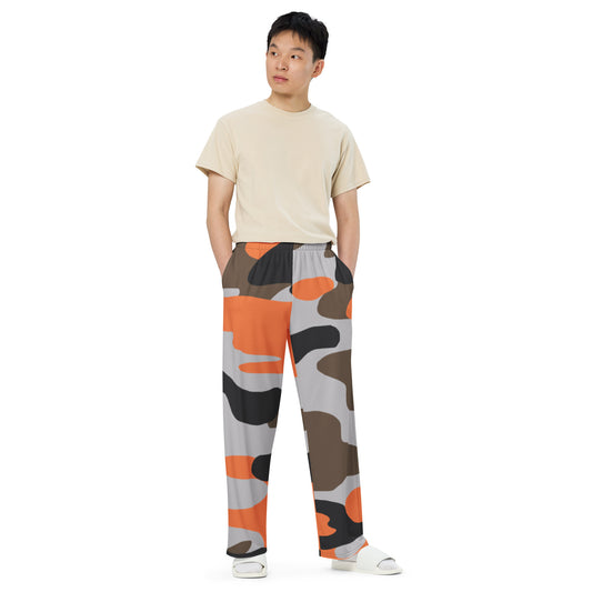 AJAK Unisex CAMO wide-leg pants