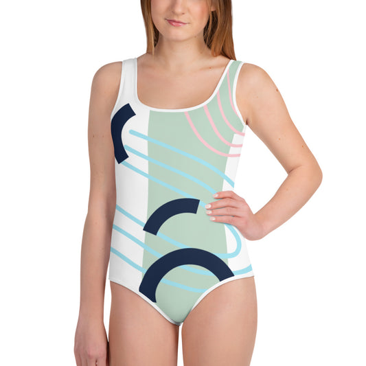 AJAK Print Youth Swimsuit