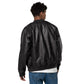 AJAK SIGNATURE Leather Bomber Jacket