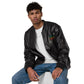 AJAK SIGNATURE Leather Bomber Jacket