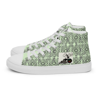 AJAK Men’s high top canvas shoes "POP EYES"