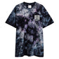 AJAK Embriodered Oversized tie-dye t-shirt