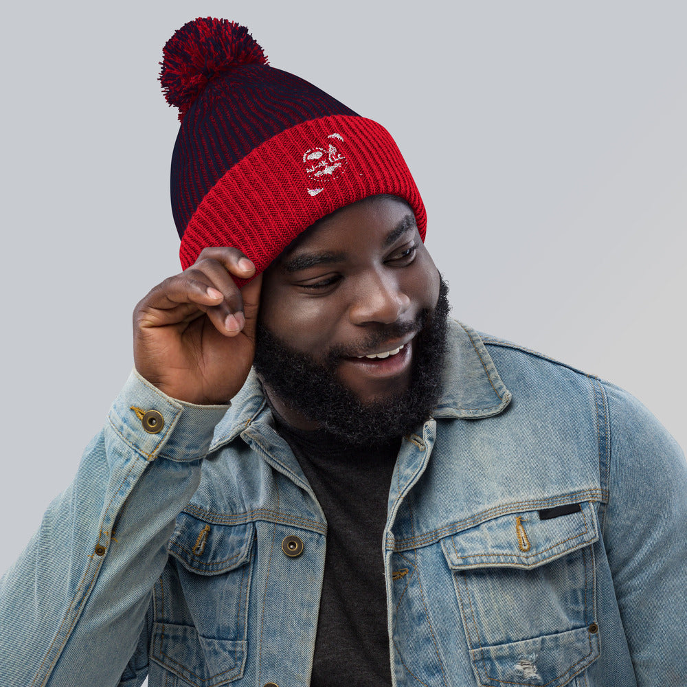 AJAK Pom-Pom Beanie