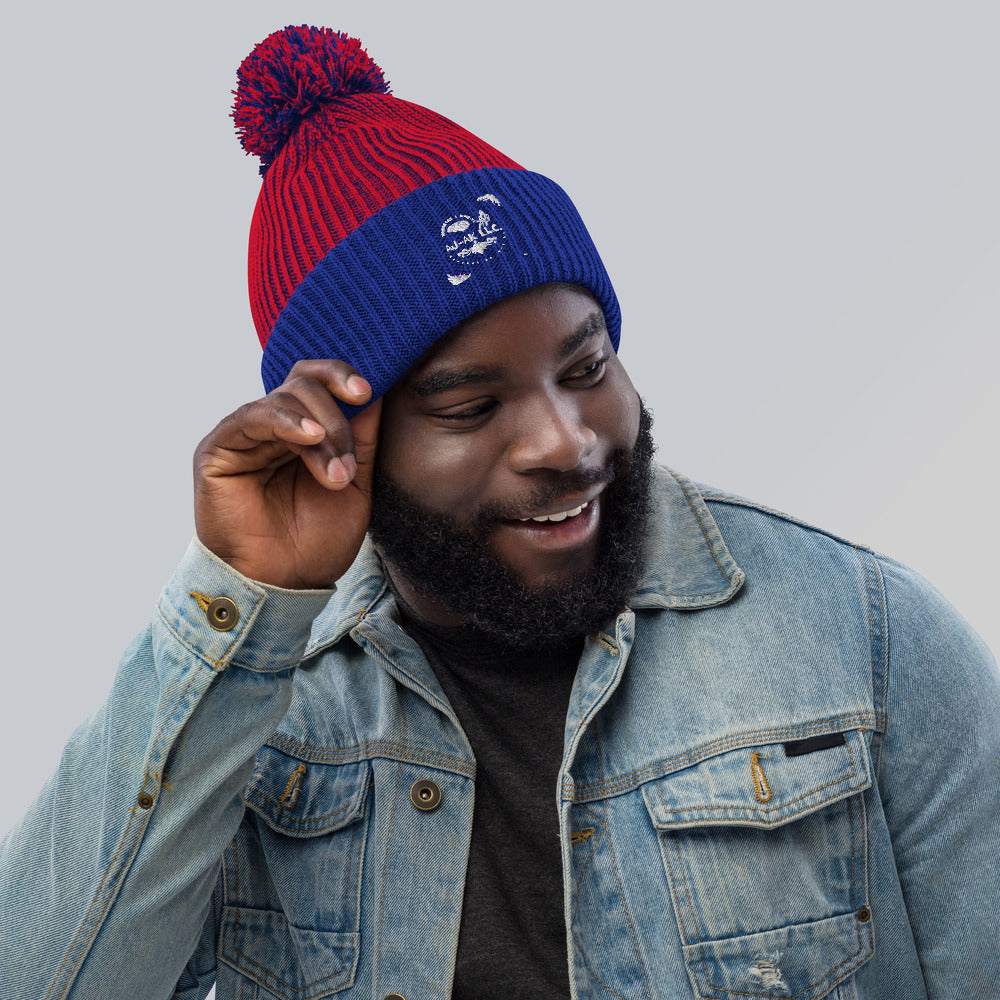 AJAK Pom-Pom Beanie