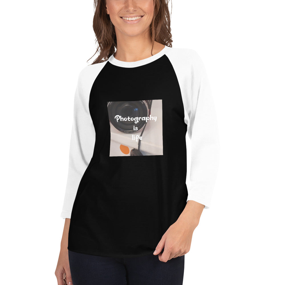 AJAK 3/4 sleeve raglan shirt