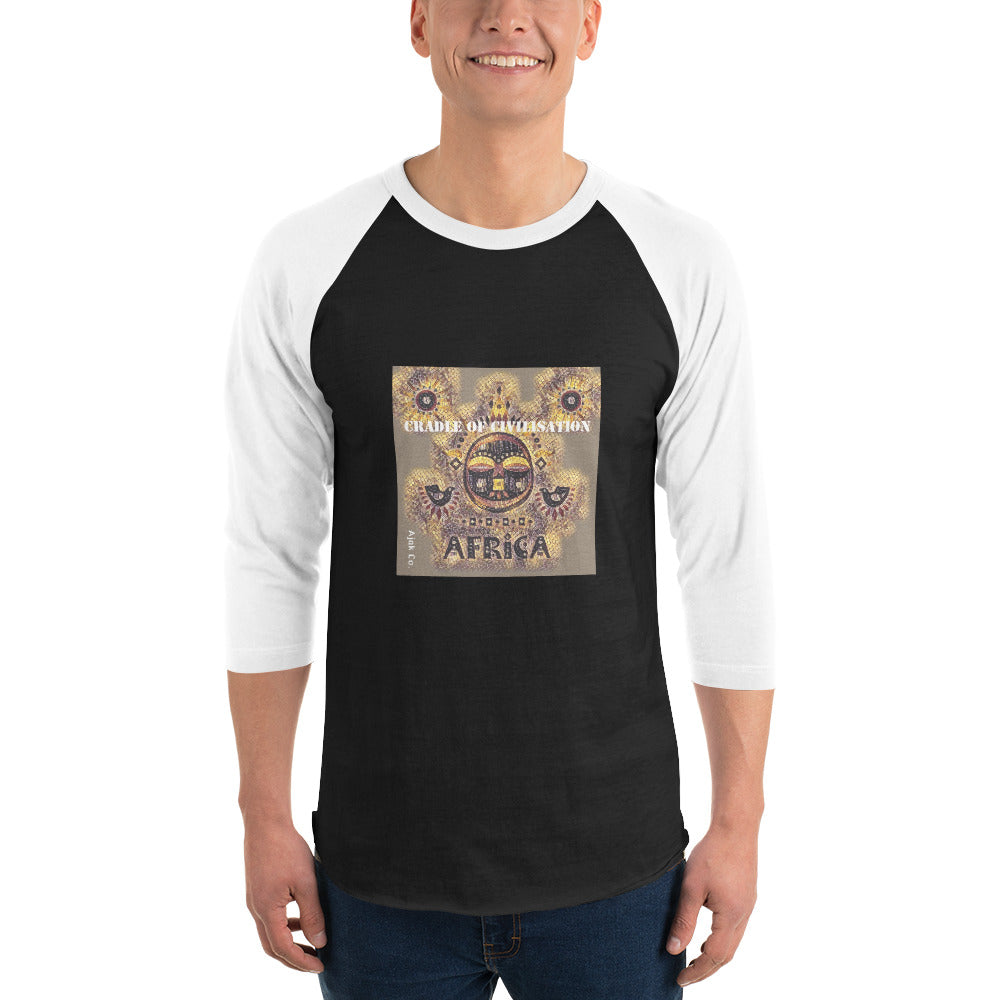 AJAK Exclusive 3/4 sleeve raglan shirt