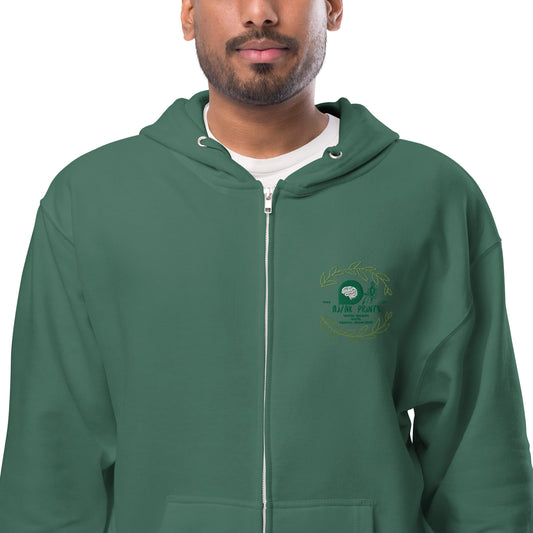 AJAK Unisex fleece zip up hoodie