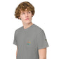 AJAK Unisex garment-dyed pocket t-shirt