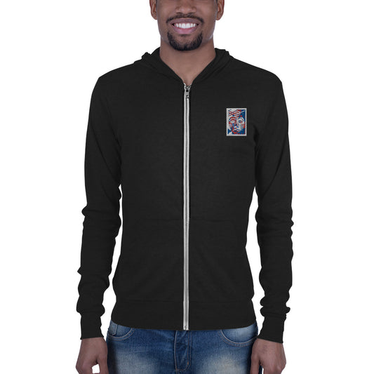 AJAK Unisex zip hoodie