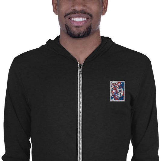 AJAK Unisex zip hoodie