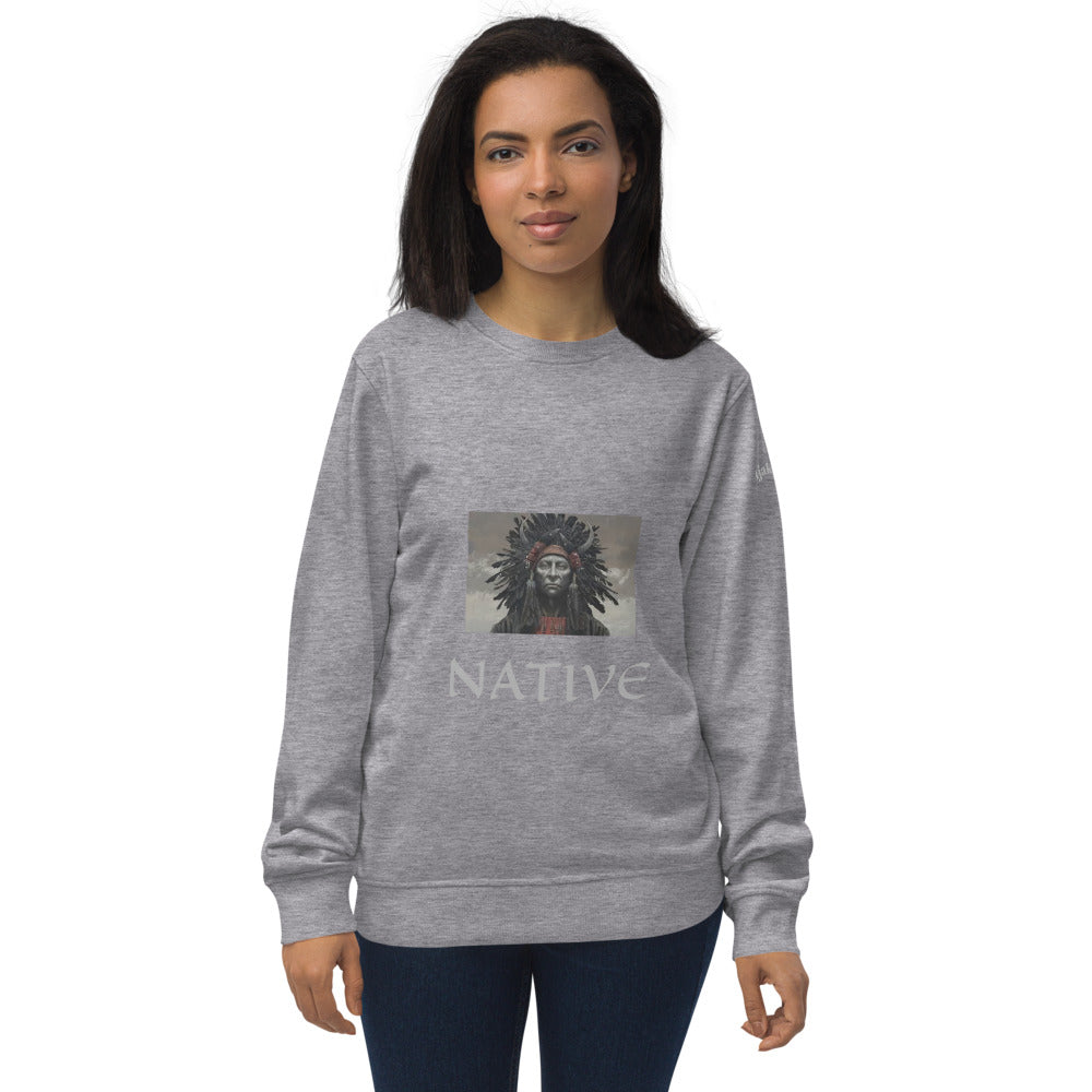 AJAK Print Unisex organic sweatshirt