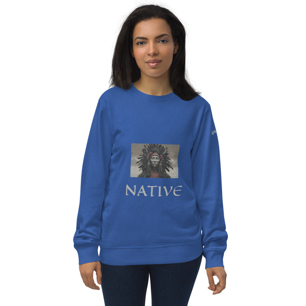 AJAK Print Unisex organic sweatshirt