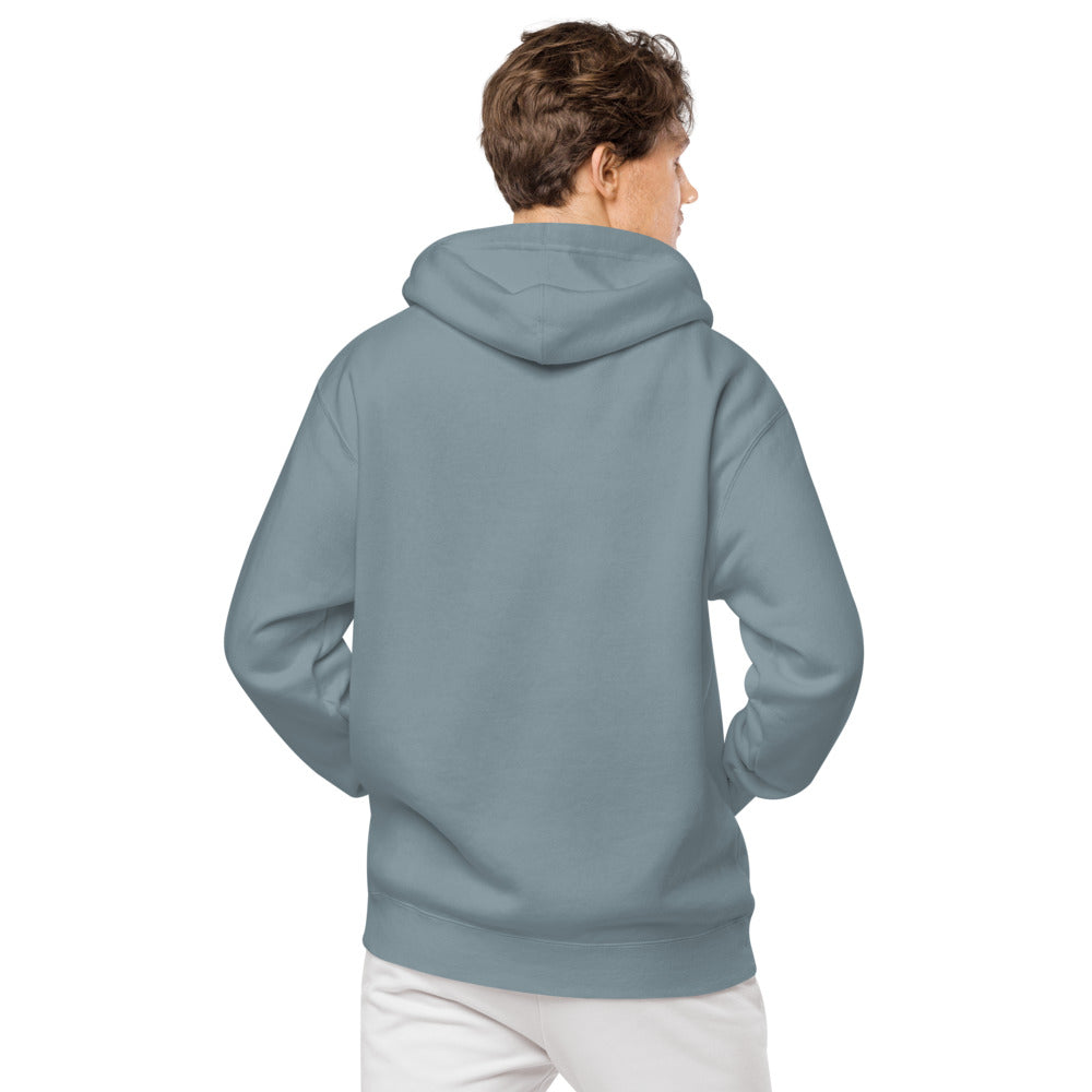 AJAK Print Unisex pigment dyed hoodie