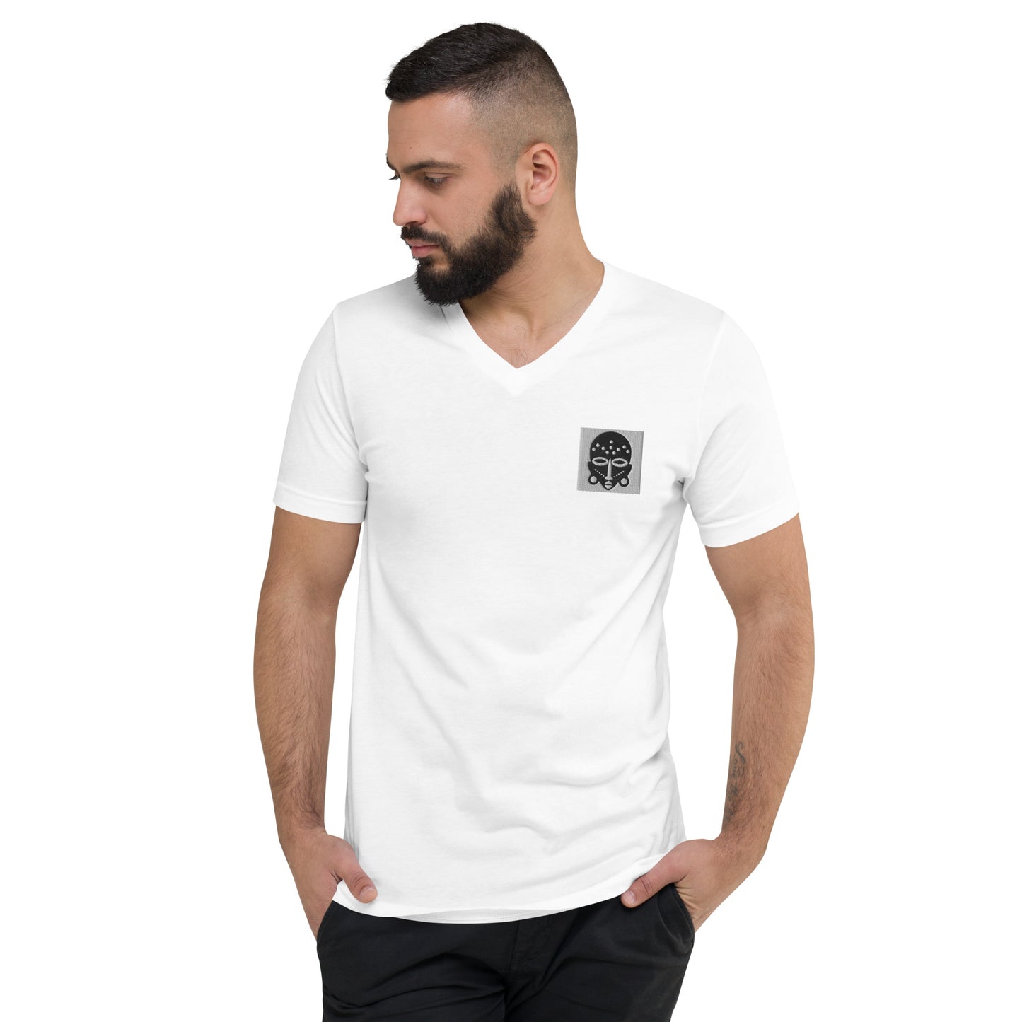 AJAK Unisex Short Sleeve V-Neck T-Shirt