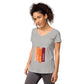 AJAK Women’s fitted v-neck t-shirt