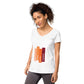 AJAK Women’s fitted v-neck t-shirt