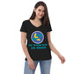 AJAK Women’s recycled v-neck t-shirt