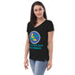 AJAK Women’s recycled v-neck t-shirt