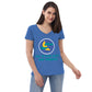 AJAK Women’s recycled v-neck t-shirt