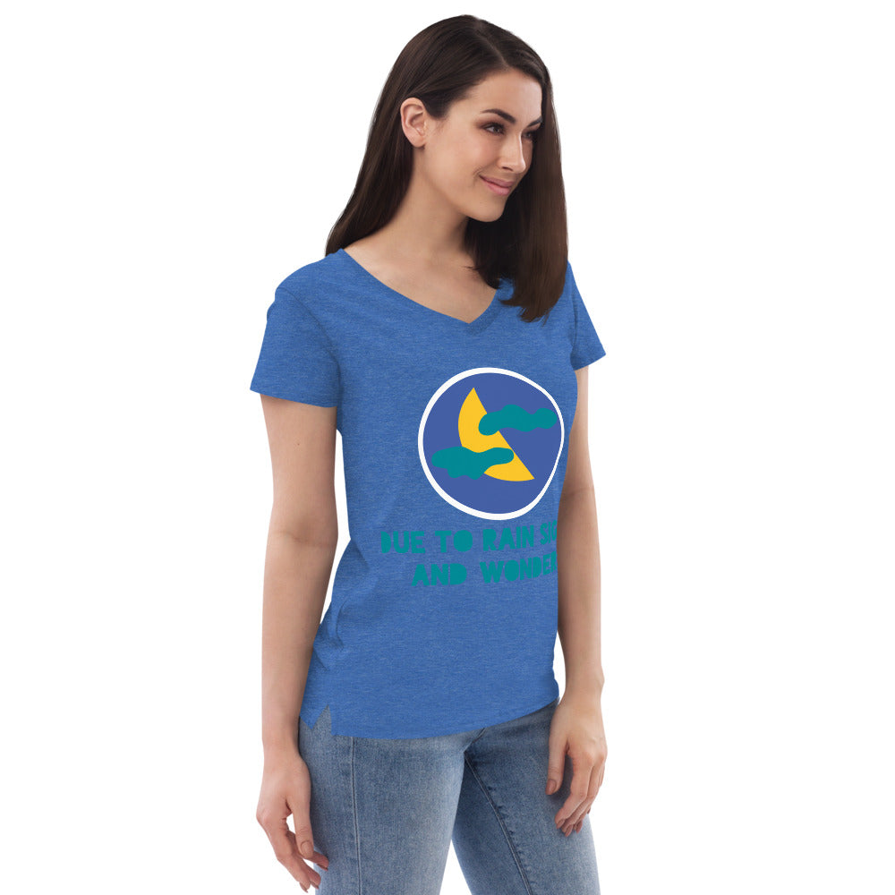 AJAK Women’s recycled v-neck t-shirt