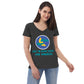 AJAK Women’s recycled v-neck t-shirt